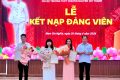 CHI BỘ TRƯỜNG THPT CHUYÊN NGUYỄN CHÍ THANH TỔ CHỨC LỄ KẾT NẠP ĐẢNG VIÊN CHO 03 QUẦN CHÚNG ƯU TÚ